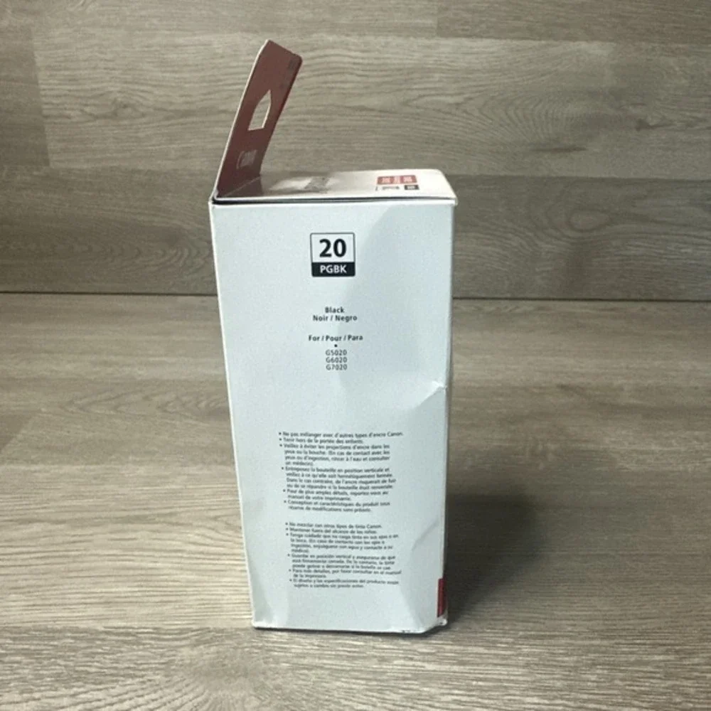 Genuine‎ Canon GI-20 Black Bottled Ink 3383C001 170ml MegaTank G5020 G6020 G7020